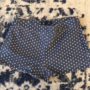 FOREVER21 Polkadot high waist jean hot pants